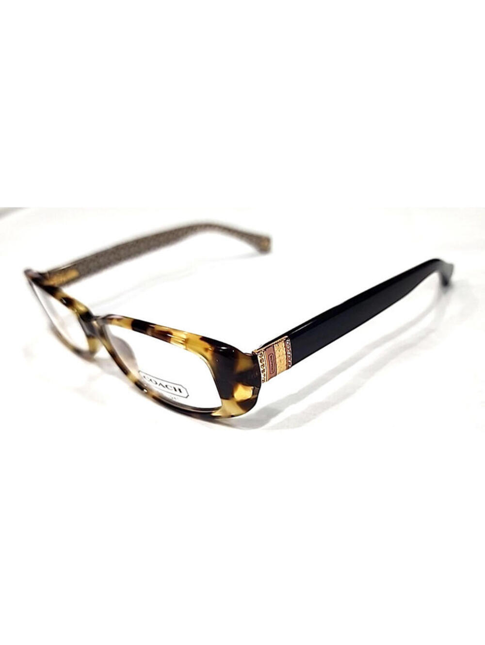 Coach HC6033B 5033 Melinda Tortoise Rectangular Eyeglasses Frame 51-15 135 New